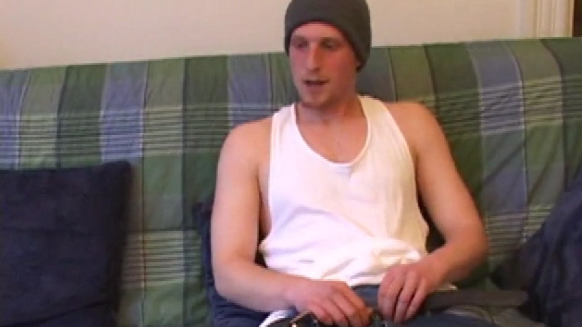 Amateur Trey Strokes Cock